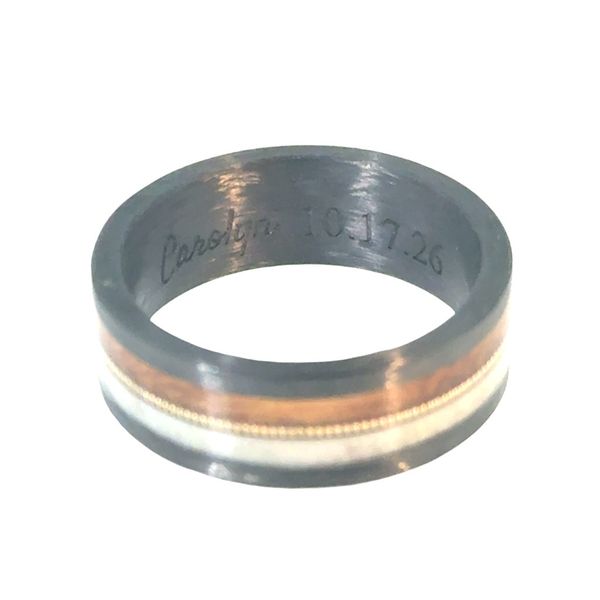 Men's Diamond Wedding Band Image 3 Vaughan's Jewelry Edenton, NC