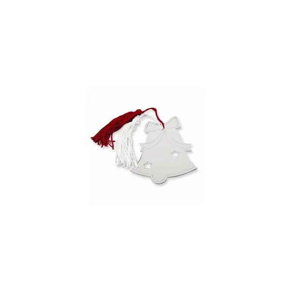 Nickel-plated Red and White Tassel Bells Ornament Vaughan's Jewelry Edenton, NC