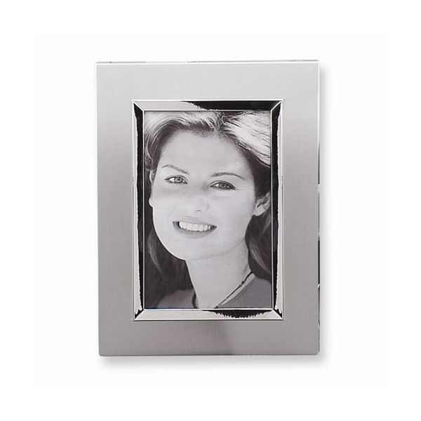 5x7 Brushed Aluminum Photo Frame Vaughan's Jewelry Edenton, NC