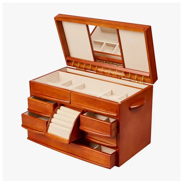 Walnut Wooden Jewelry Box Vaughan's Jewelry Edenton, NC