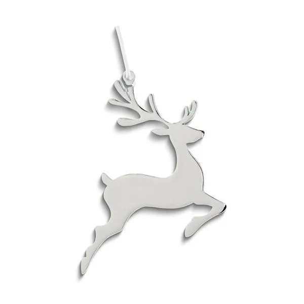 Nickel-plated Reindeer Ornament Vaughan's Jewelry Edenton, NC