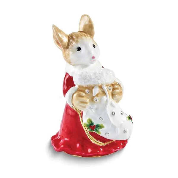 AMELIA Christmas Mouse Trinket Box Vaughan's Jewelry Edenton, NC
