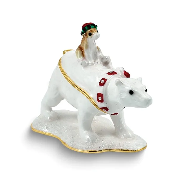 KOKO N KOLA Polar Bear with Baby Trinket Box Vaughan's Jewelry Edenton, NC