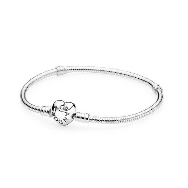 9.1 Heart Clasp Snake Chain Bracelet Vaughan's Jewelry Edenton, NC