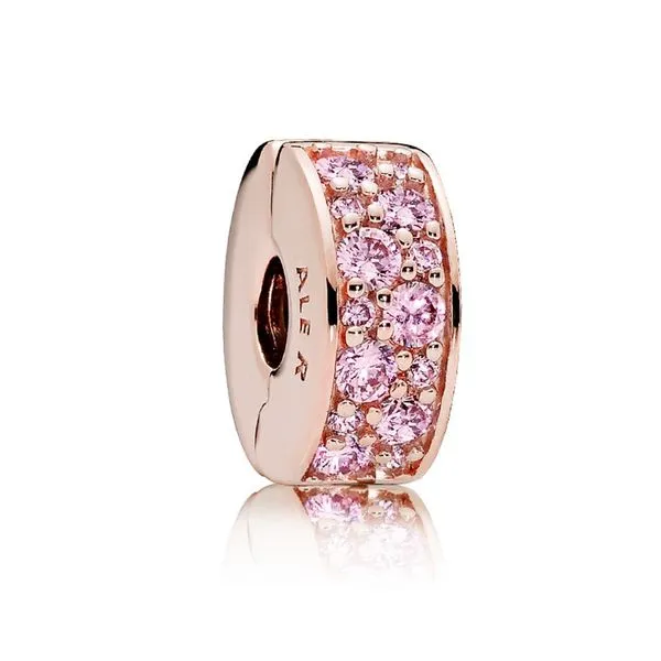 RGP Shining Elegance, Pink CZ Charm Vaughan's Jewelry Edenton, NC