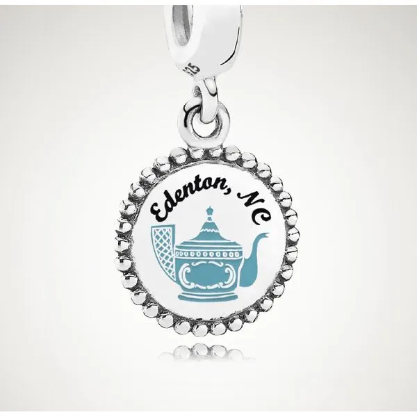 Edenton Teapot - Unforgettable Moments Dangle Charm Image 2 Vaughan's Jewelry Edenton, NC