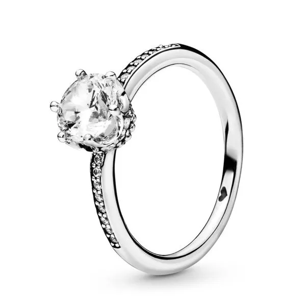7, Sparkling Crown Ring, Clear CZ Vaughan's Jewelry Edenton, NC
