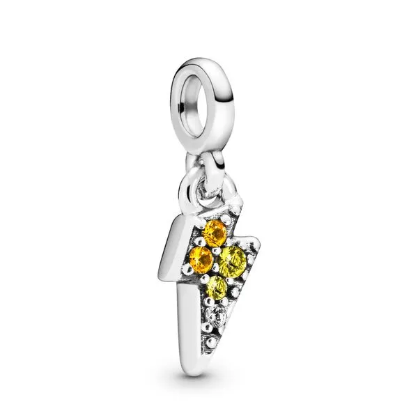 Pandora Me My Powerful Light Dangle, Yellow & Orange Crystals & Clear CZ -- RETIRED Charm Vaughan's Jewelry Edenton, NC