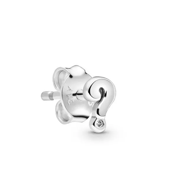 Pandora Me My Question Stud, Clear CZ -- RETIRED Vaughan's Jewelry Edenton, NC