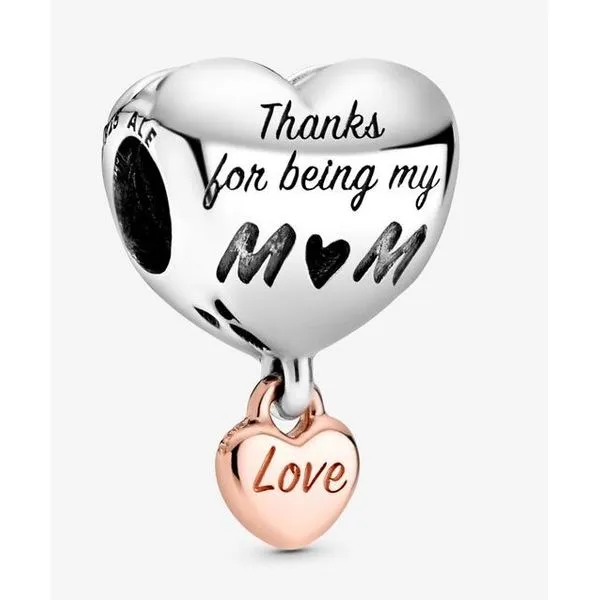 RGP Love You Mom Heart Charm Vaughan's Jewelry Edenton, NC