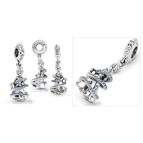 Disney, Cinderella Magical Moment, Blue CZ - RETIRED Charm Vaughan's Jewelry Edenton, NC