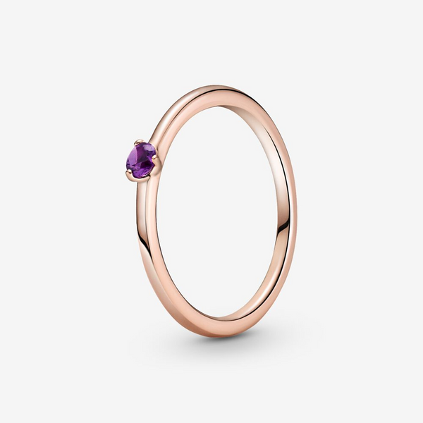 9, RGP Solitaire, Purple Crystal  -- RETIRED -- Ring Vaughan's Jewelry Edenton, NC