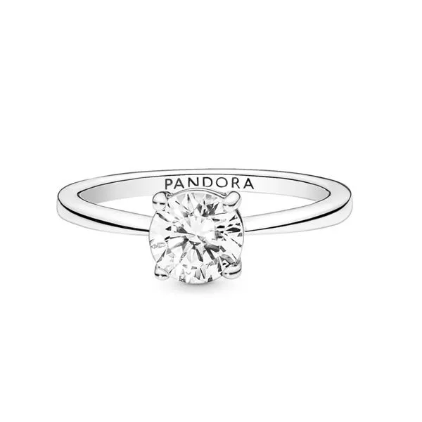 7.5, Sparkling Solitaire Ring, Clear CZ Vaughan's Jewelry Edenton, NC