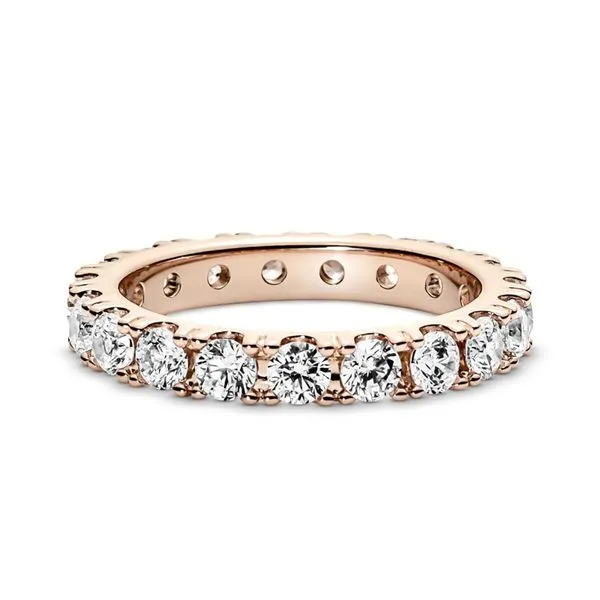 9, RGP Sparkling Row Eternity Band, Clear CZ Ring Vaughan's Jewelry Edenton, NC