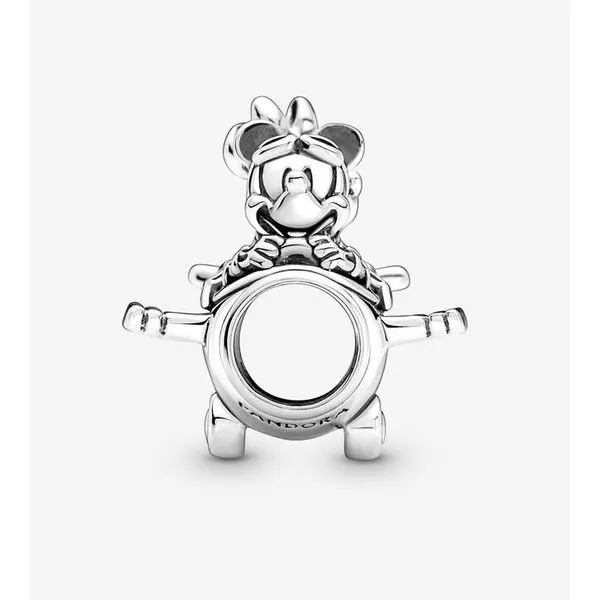 Disney, Mickey & Minnie Mouse in Airplane Charm Image 3 Vaughan's Jewelry Edenton, NC
