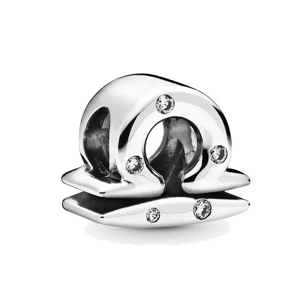 Sparkling Libra Zodiac Charm, Clear CZ Vaughan's Jewelry Edenton, NC
