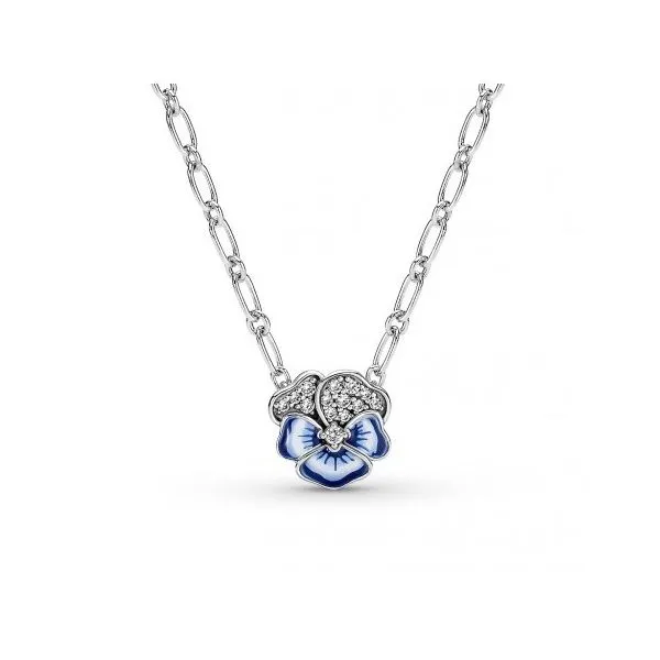 Pandora flower necklace hotsell