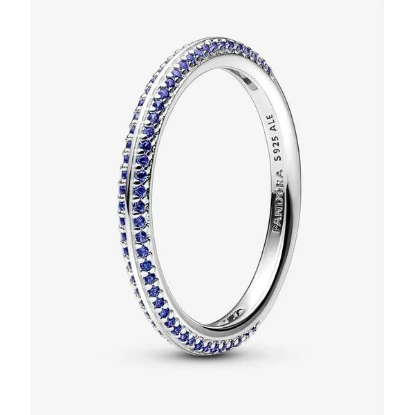7, Pandora Me Blue Pave' Ring, Blue Crystal Vaughan's Jewelry Edenton, NC