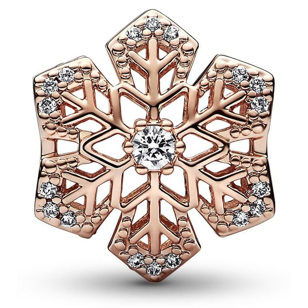 RGP Festive Snowflake, Clear CZ Charm Vaughan's Jewelry Edenton, NC