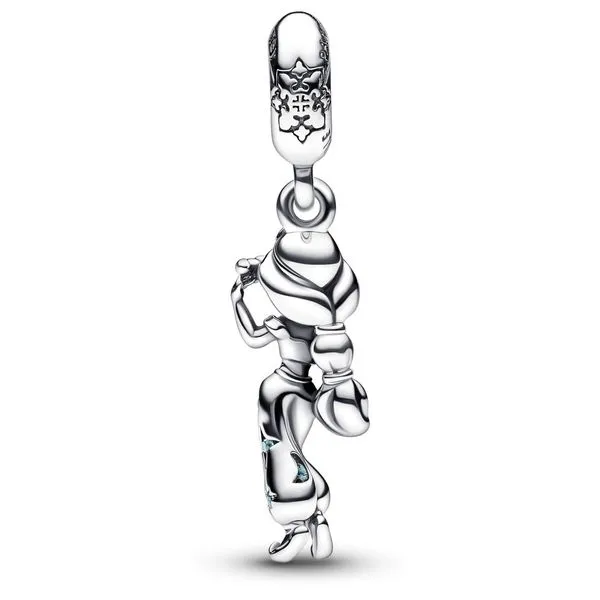 Disney Aladdin Princess Jasmine Dangle, Blue & Green Crystal Charm Image 2 Vaughan's Jewelry Edenton, NC