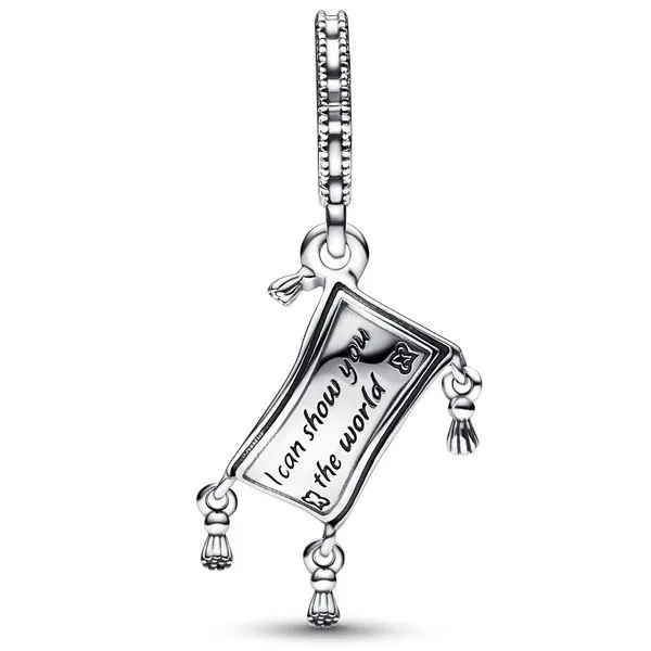 Disney Aladdin Magic Carpet Dangle, Mixed Enamel Charm Image 2 Vaughan's Jewelry Edenton, NC