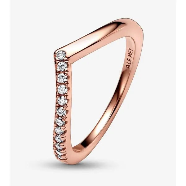 9, RGP Timeless Wish Half Sparkling, Clear CZ Ring Vaughan's Jewelry Edenton, NC