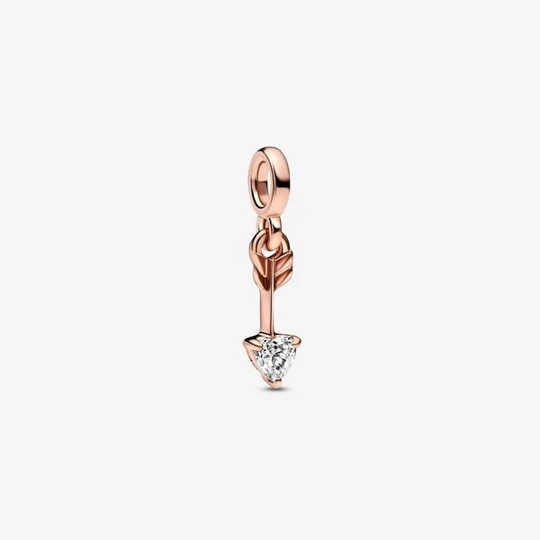 RGP Pandora Me Broken Arrow of Love Dangle, Clear CZ Charm Vaughan's Jewelry Edenton, NC