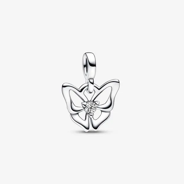 Pandora Me Butterfly Mini Dangle, Clear CZ Vaughan's Jewelry Edenton, NC