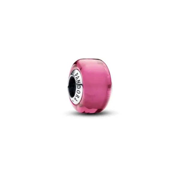 Pink Mini Murano Glass Charm Vaughan's Jewelry Edenton, NC