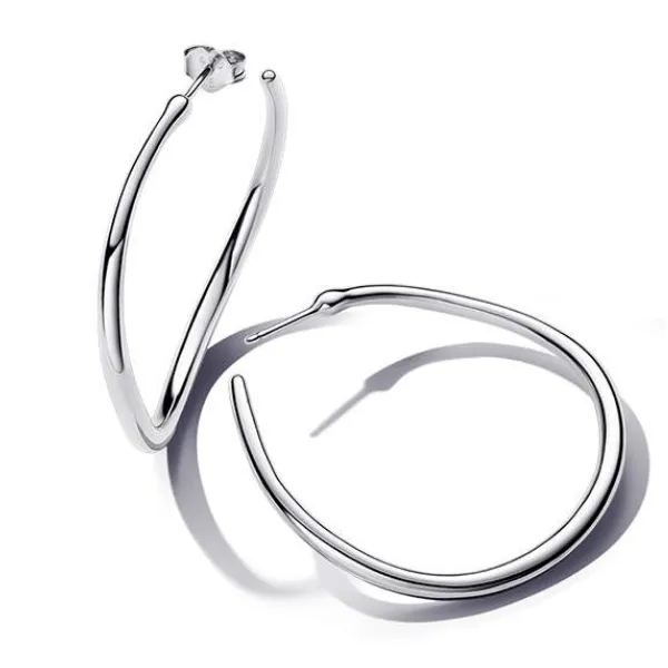 Essence Organically 42mm Open Hoop Earrings Vaughan's Jewelry Edenton, NC