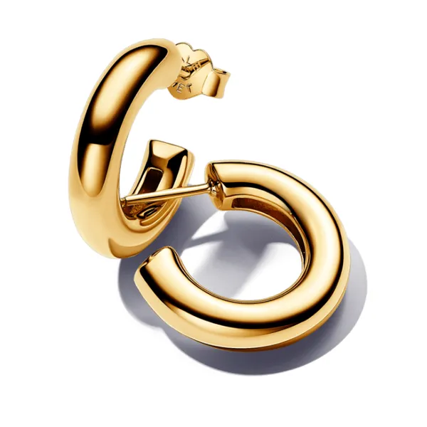 YGP Essence Round Open Hoop Earrings Vaughan's Jewelry Edenton, NC