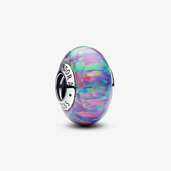 Opalescent Lavender Purple Charm, Lab-Created Opal Vaughan's Jewelry Edenton, NC