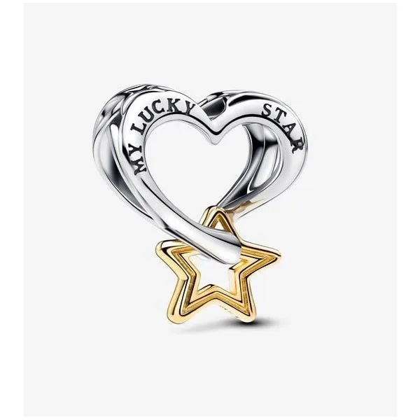 SS/YGP Lucky Star & Heart Charm Vaughan's Jewelry Edenton, NC