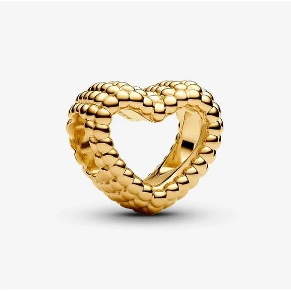YGP Beaded Open Heart Charm Vaughan's Jewelry Edenton, NC