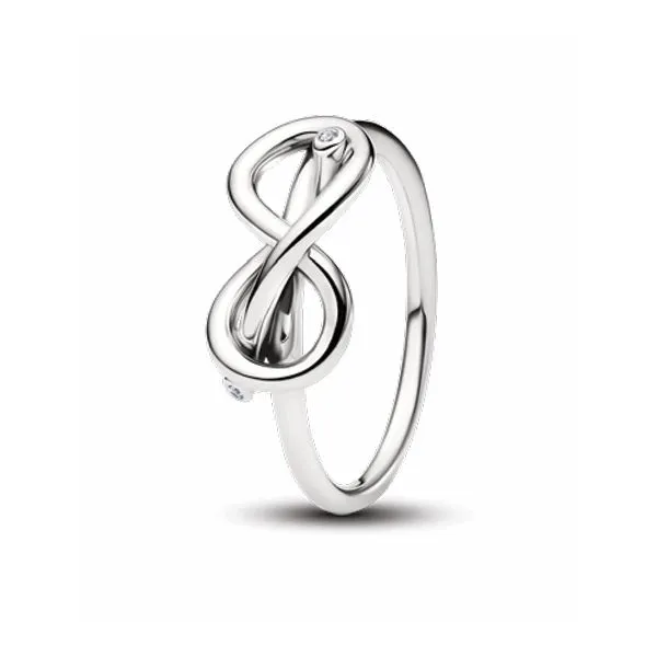 6, Infinity Knot Ring, CZ Vaughan's Jewelry Edenton, NC