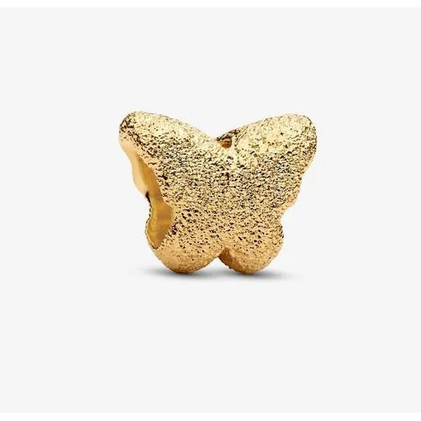YGP Textered Butterfly Mini Charm Vaughan's Jewelry Edenton, NC