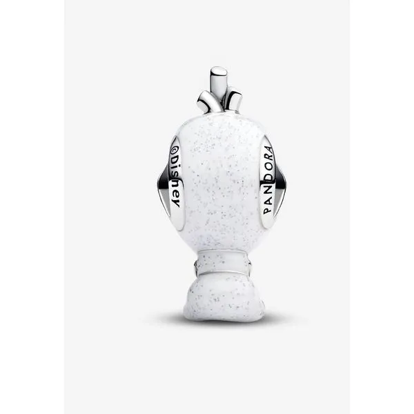 Disney Frozen Olaf Charm, Black, White Glitter, Medium Orange & Transparent Blue Enamel Image 2 Vaughan's Jewelry Edenton, NC