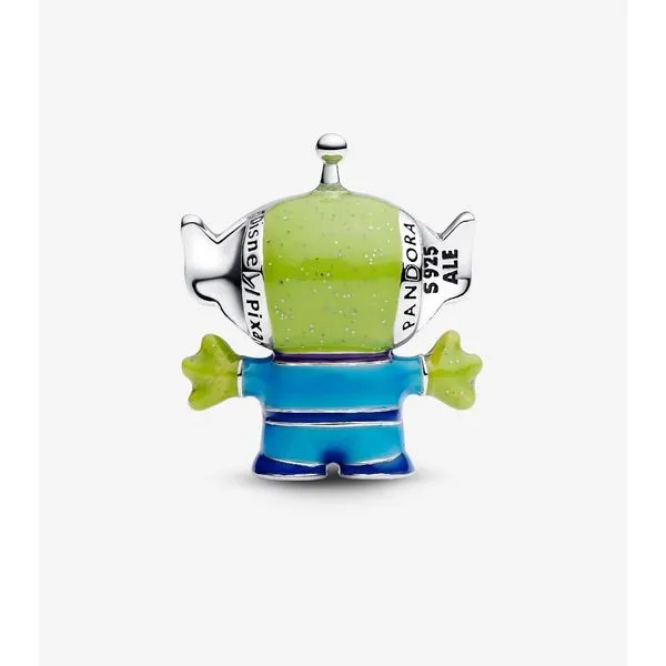 Disney Pixar Toy Story Little Green Men Charm, Black, Green, Transparent Glittery Purple, Blue Mist, Transparent Blue, Transparent True Navy Princess  Image 2 Vaughan's Jewelry Edenton, NC