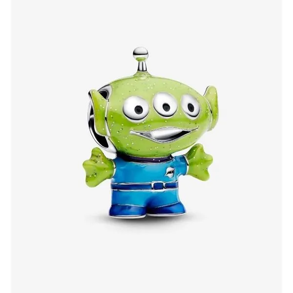 Disney Pixar Toy Story Little Green Men Charm, Black, Green, Transparent Glittery Purple, Blue Mist, Transparent Blue, Transparent True Navy Princess  Vaughan's Jewelry Edenton, NC