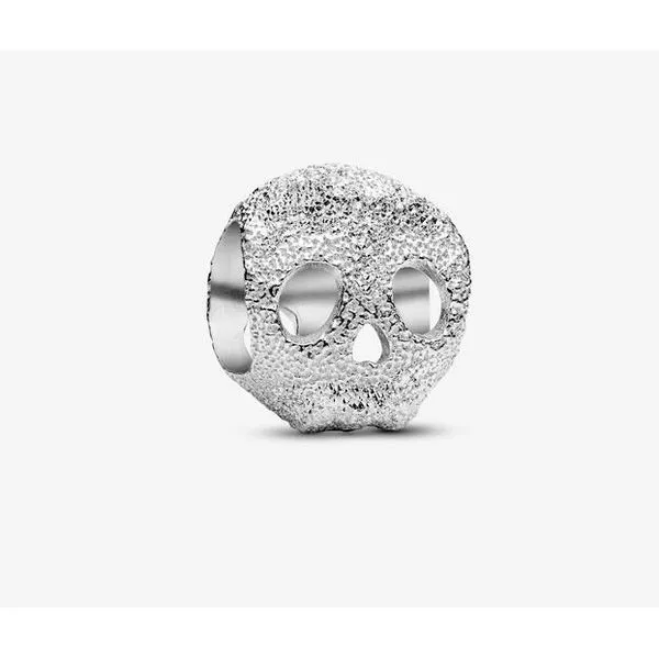 Textured Skull Mini Charm Vaughan's Jewelry Edenton, NC