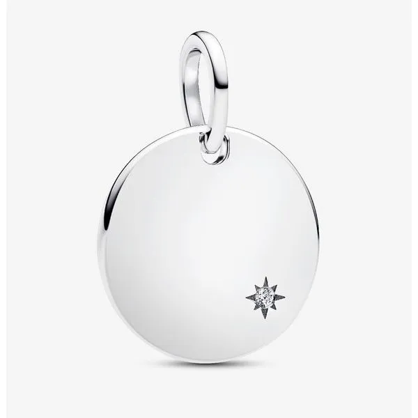 Engravable Lab-Grown Diamond Tag Pendant Vaughan's Jewelry Edenton, NC