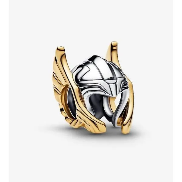 YG/SS Marvel Thor Helmet Charm Vaughan's Jewelry Edenton, NC
