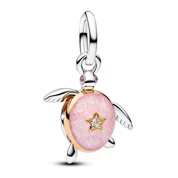 2026 Pink Sea Turtle LGD Dangle Charm Vaughan's Jewelry Edenton, NC