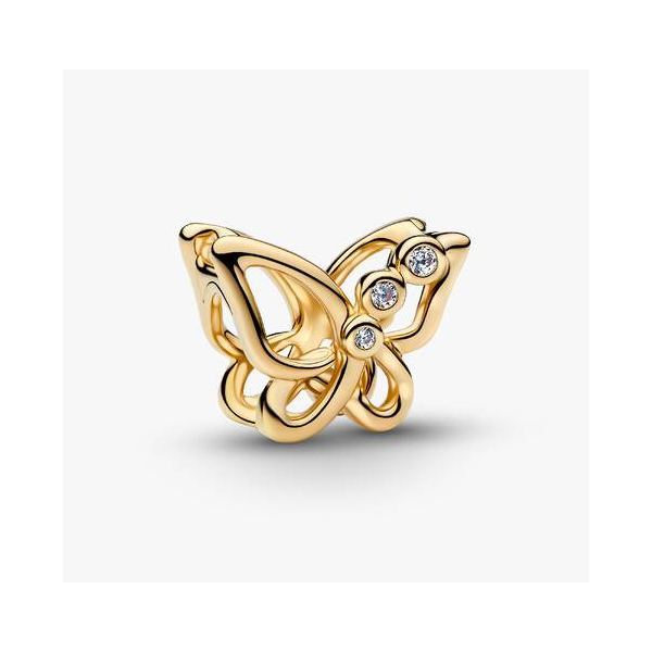 YGP  Openwork Butterfly Charm Vaughan's Jewelry Edenton, NC