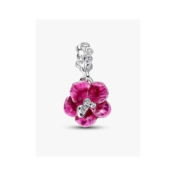 Hibiscus Dangle Charm Vaughan's Jewelry Edenton, NC