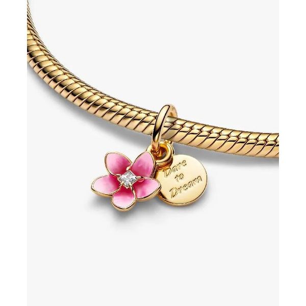 Disney Moana Flower Dangle Charm Vaughan's Jewelry Edenton, NC