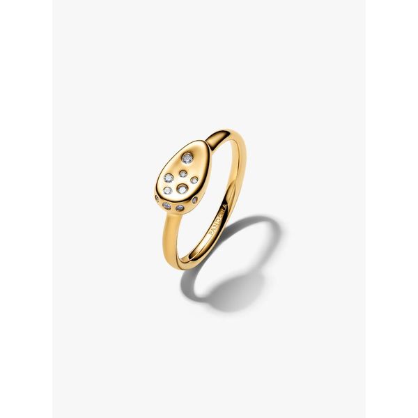 5, Medium Stone-Set Oval Signet Ring Vaughan's Jewelry Edenton, NC