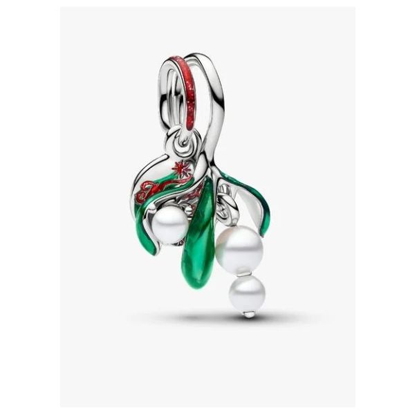 Mistletoe 2026 Double Dangle Charm Vaughan's Jewelry Edenton, NC