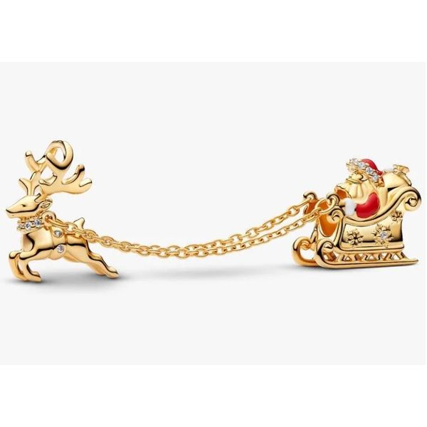 Santa Sleigh Double Charm Vaughan's Jewelry Edenton, NC
