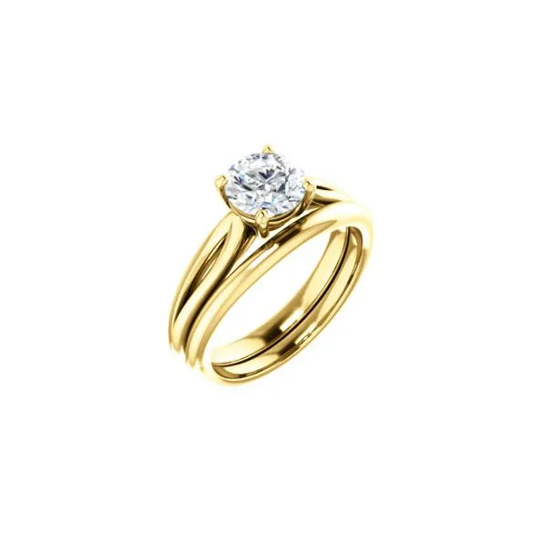 14k YG Contoured Polished Band Image 2 Vaughan's Jewelry Edenton, NC